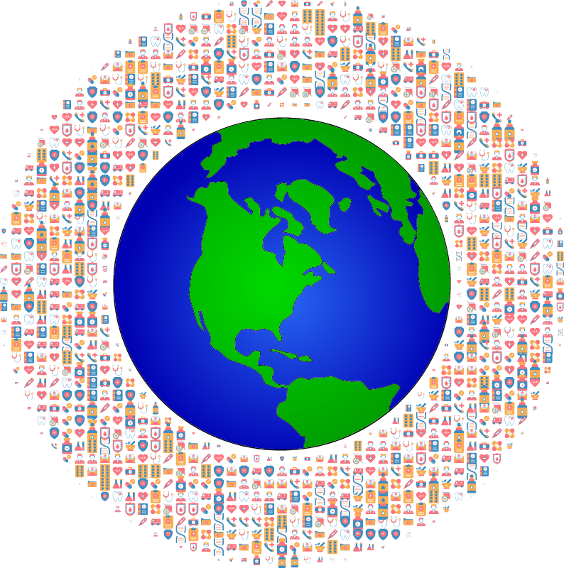 Global Medical Icons Frame