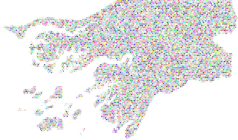 Guinea-Bissau Peaceful Map