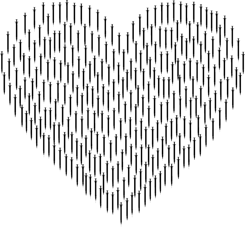 Healthcare Syringes Heart Icon
