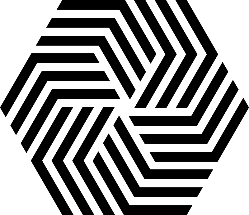 Hexagonal Chevron Pattern