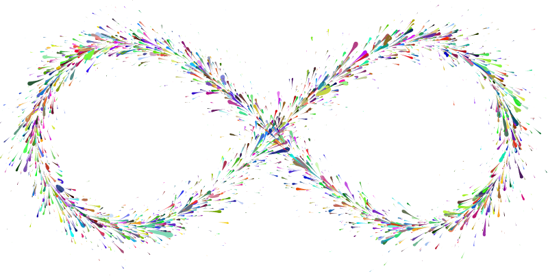 Infinity Abstract Splatter
