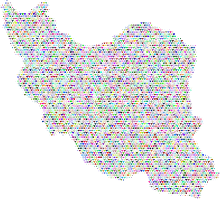 Iran Peace and Unity Map