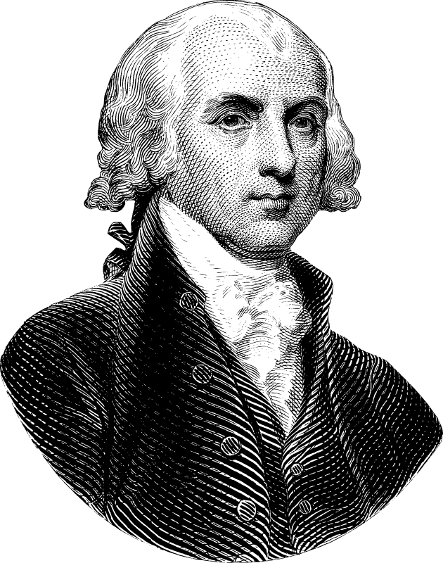 James Madison Presidential Portrait