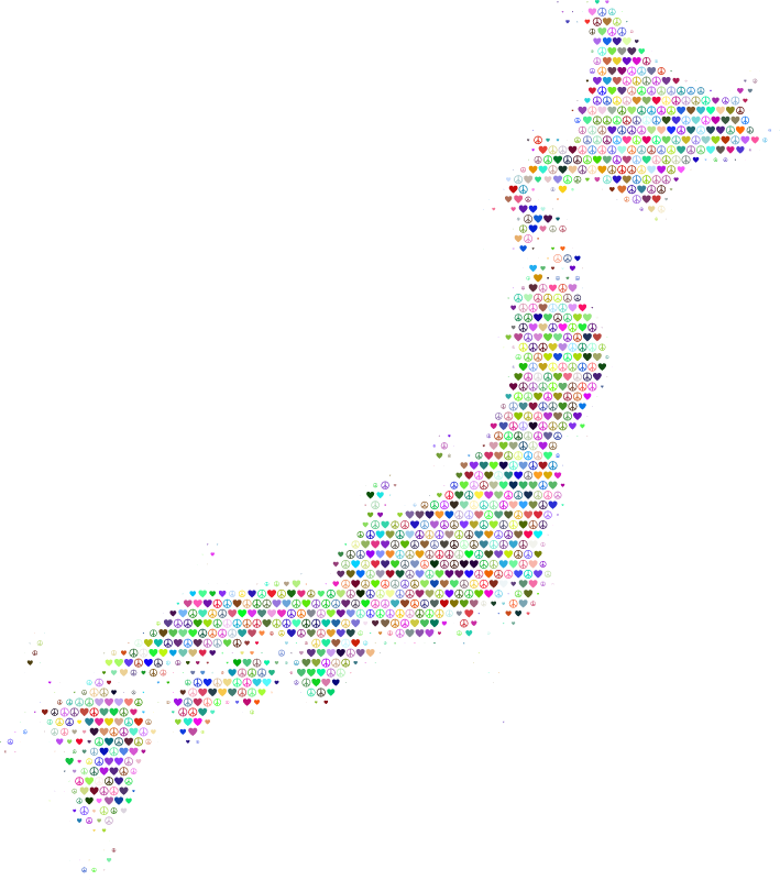 Japan Love & Peace Map