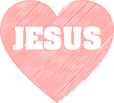 Jesus Heart Calligraphy