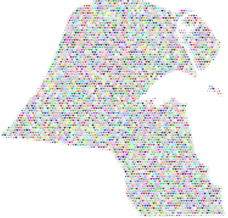 Kuwait Love & Peace Map