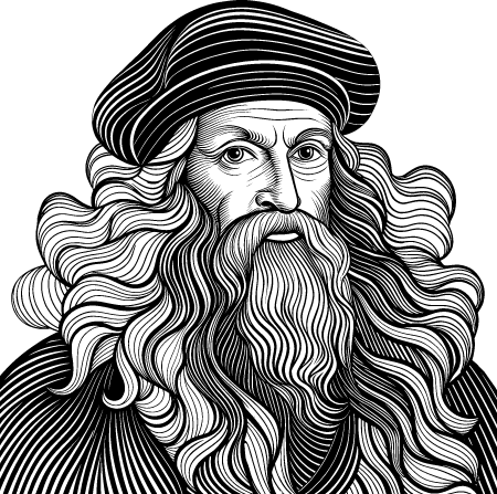 Leonardo Da Vinci Portrait 