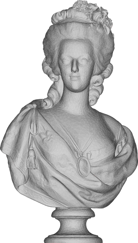 Marie Antoinette 3D Bust