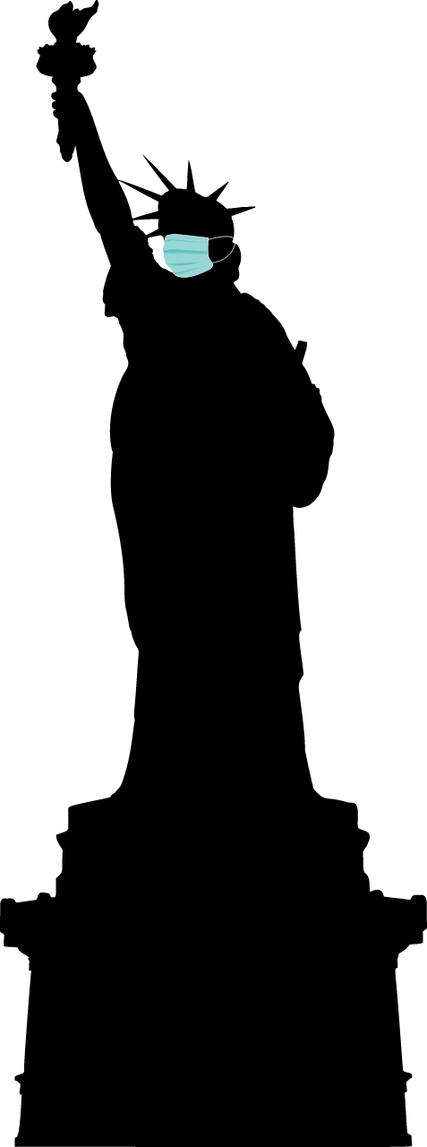 Masked Liberty Symbol
