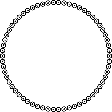 Minimalist Player Icon Circle