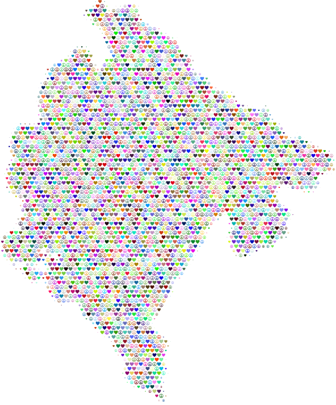 Montenegro Love & Peace Map