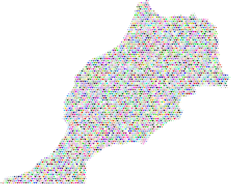 Morocco Love & Peace Map