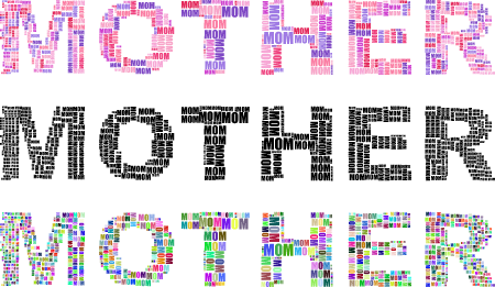 Mother's Day Typography Art