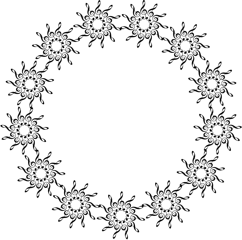 Musical Clefs Circle