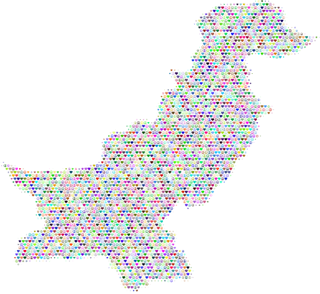 Pakistan Love & Peace Map