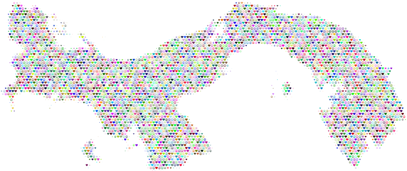Panama Love & Peace Map