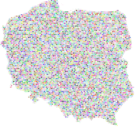 Poland Love & Peace Map