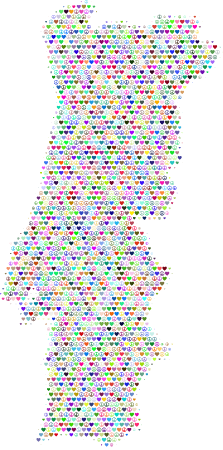 Portugal Love & Peace Map