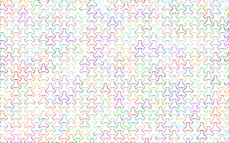 Prismatic Interleaved Pattern