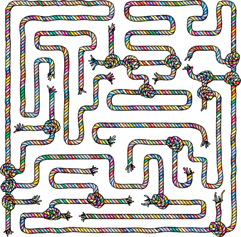 Prismatic Rope Labyrinth