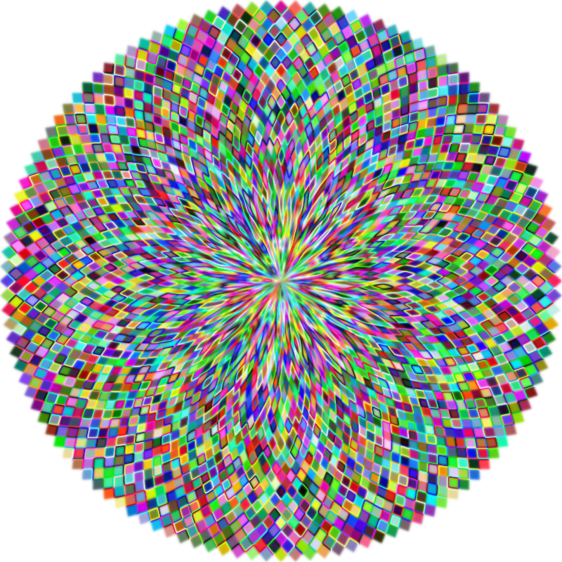 Psychedelic Fun Mandala