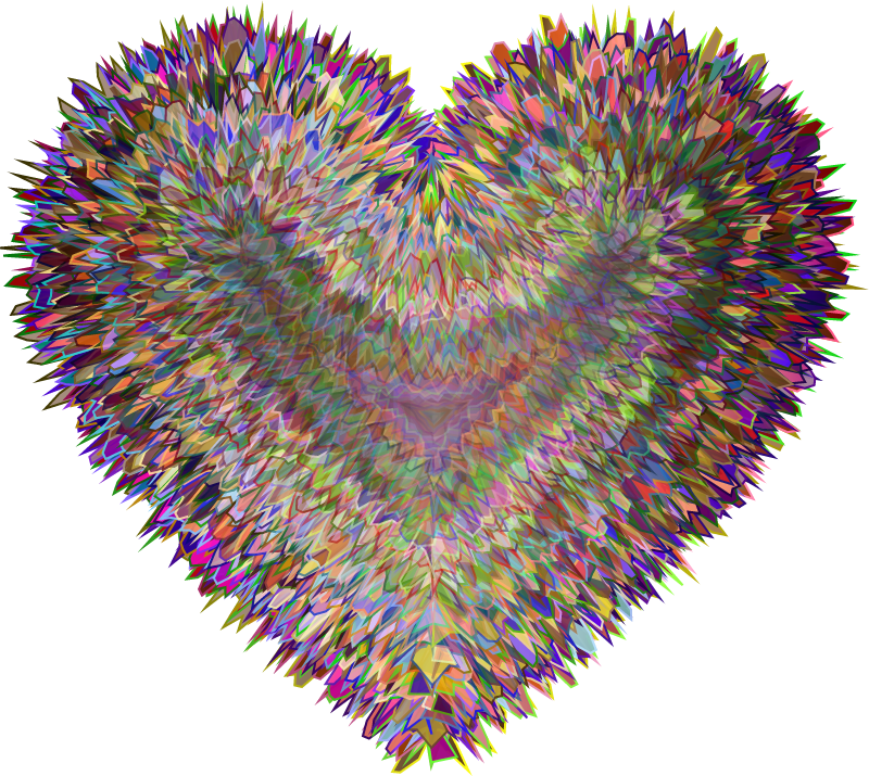 Psychedelic Valentine Heart