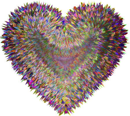 Psychedelic Valentine Heart