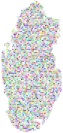 Qatar Love & Peace Map