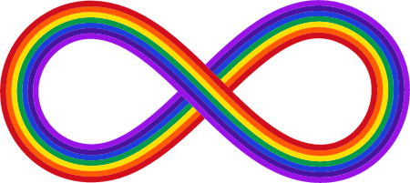 Rainbow Infinity Symbol