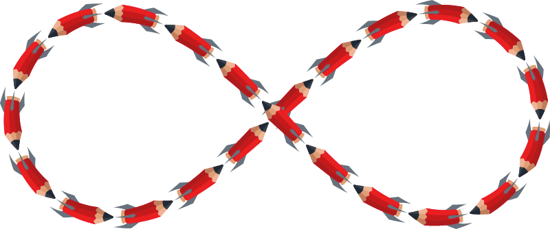 Rocket Pencil Infinity Loop
