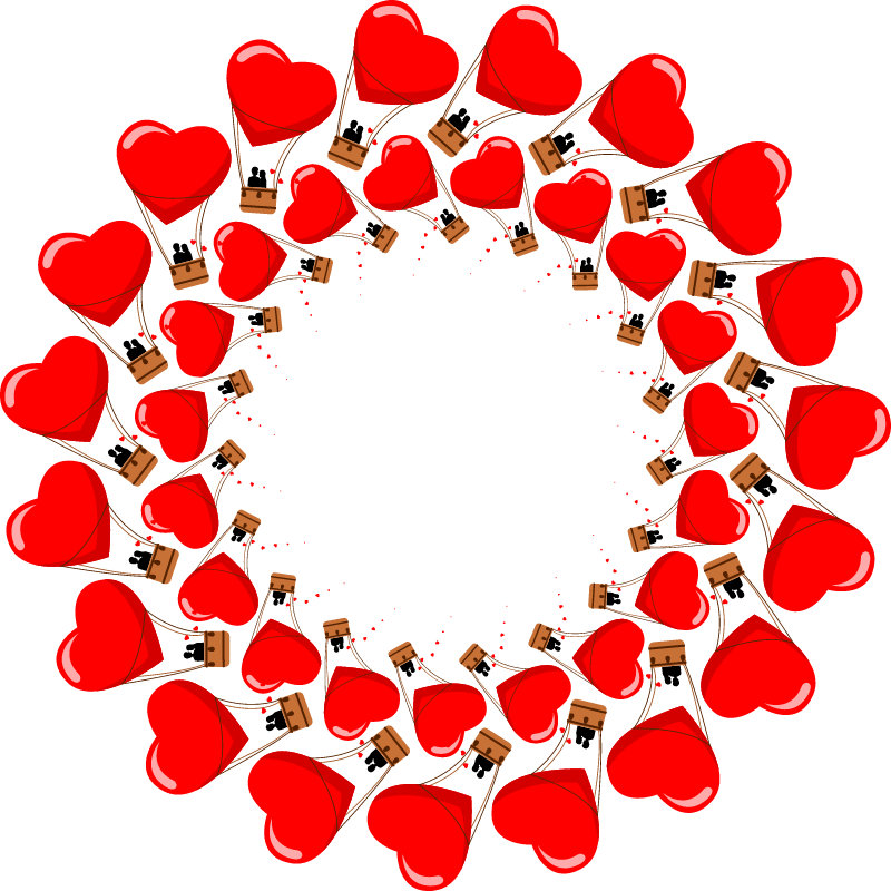 Romantic Hot Air Balloon Frame