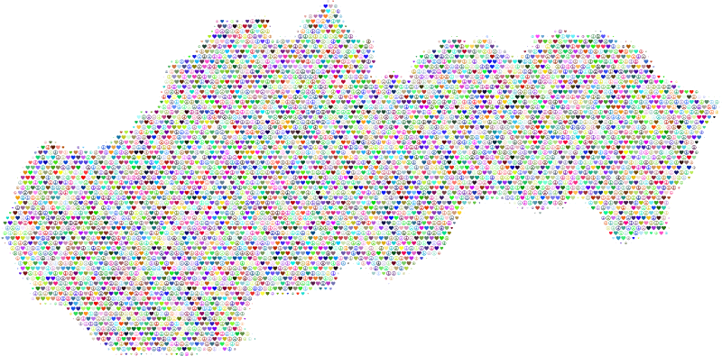 Slovakia Love & Peace Map