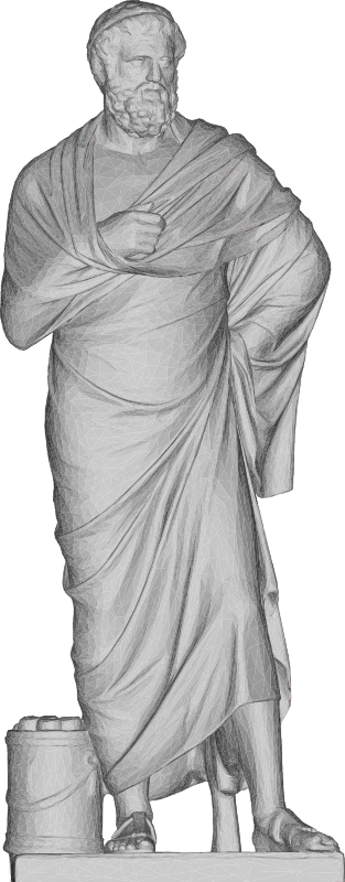 Sophocles 3D Bust Sculpture
