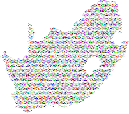 South Africa Peace Map
