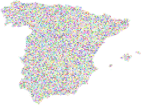 Spain Love & Peace Map