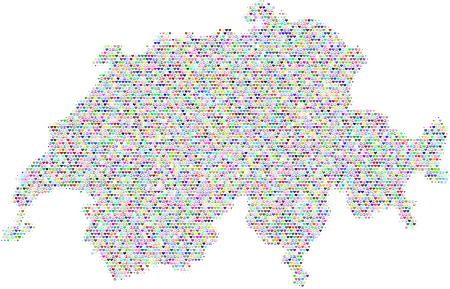 Switzerland Love & Peace Map
