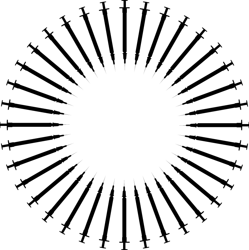 Syringe Border Frame