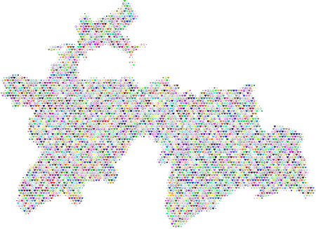 Tajikistan Peace Map