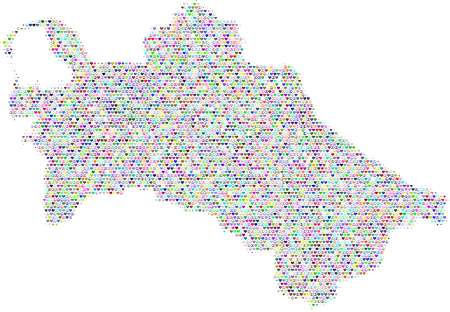 Turkmenistan Love & Peace Map
