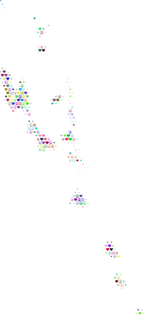 Vanuatu Love & Peace Map