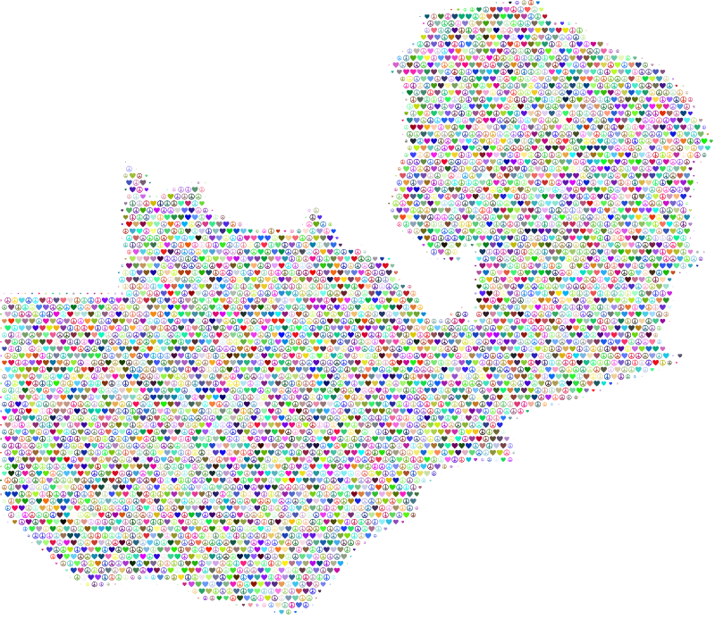 Zambia Love & Peace Map