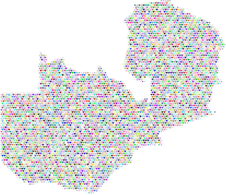 Zambia Love & Peace Map