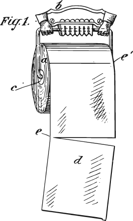 1891 Toilet Paper Patent