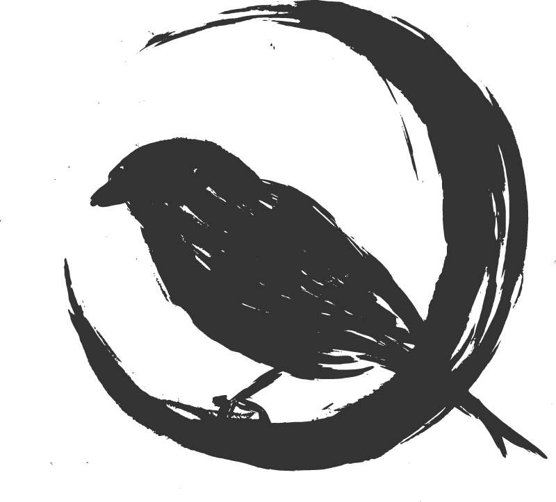 Abstract Bird & Moon