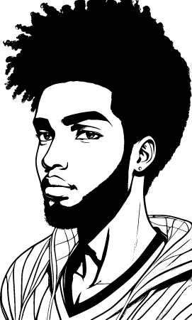 African Student Portrait