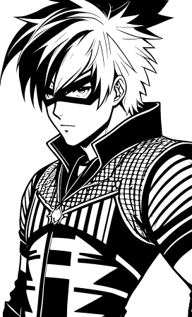 Anime Character in Mask