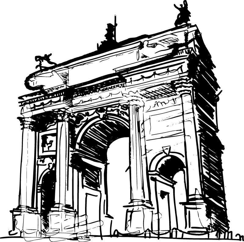 Arc de Triomphe Illustration
