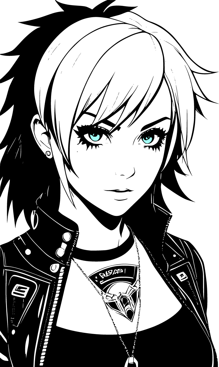Blue-Eyed Punk Girl