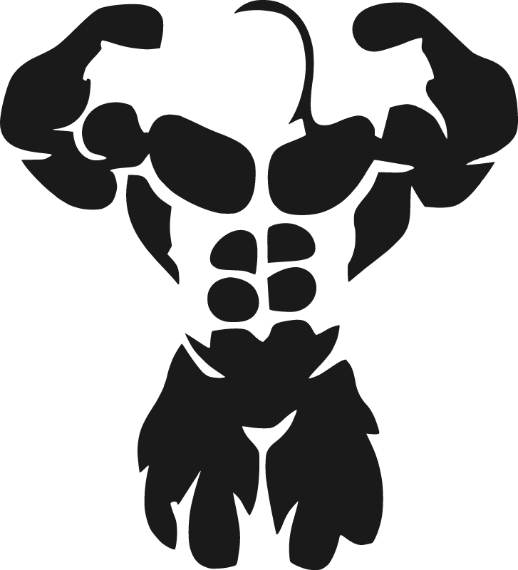 Bodybuilder in Power Pose
