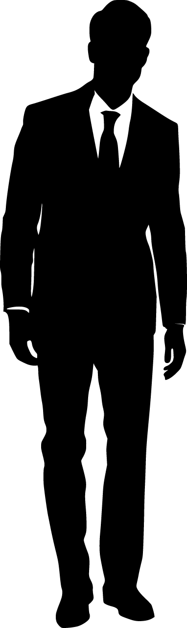 Businessman in Silhouette